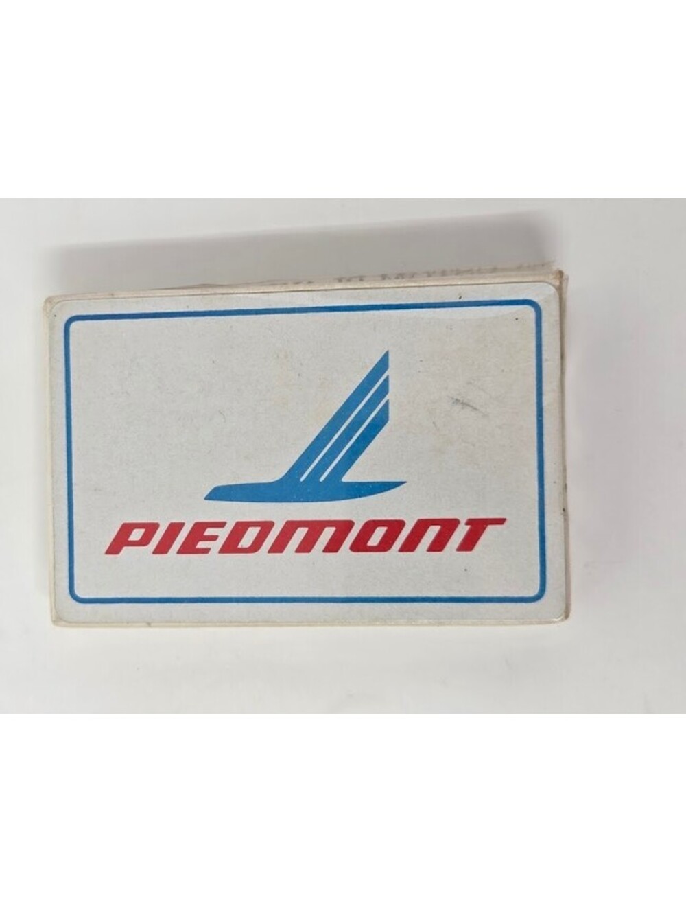 Piedmont Airlines Plastic Coated Playing Cards Sealed Logo Deck Box Vintage